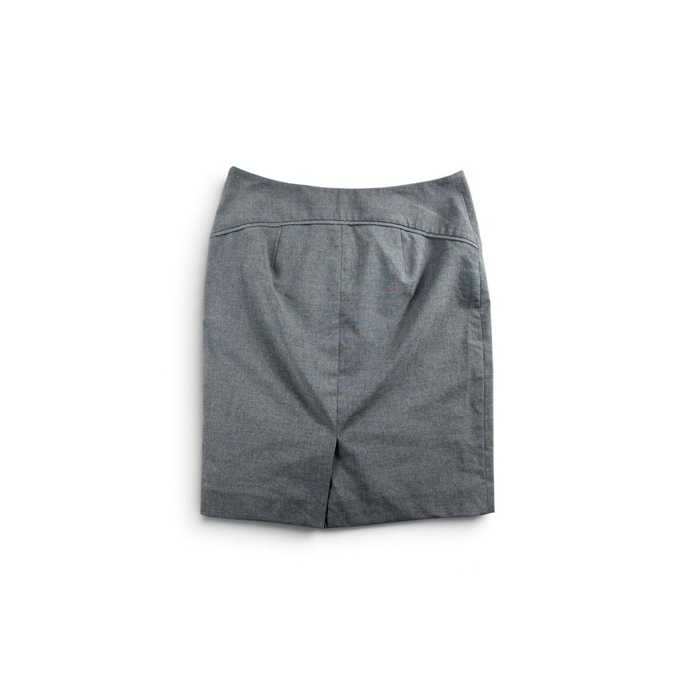 The Limited Gray Pencil Skirt Side Zip Lined Size 4 Office Minimalist Corporate - Picture 4 of 8